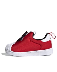 Кроссовки disney x superstar 360 x, красный Adidas