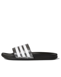 Тапочки adilette comfort k black white slippers 'black white', черный Adidas