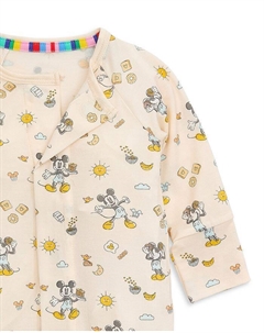 Унисекс комбинезон-трансформер Mickey's Brunch Bunch для малышей, белый Magnetic me