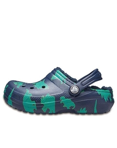 Кроссовки baya graphic clogs 'blue green', синий Crocs