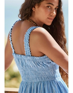 Повседневное платье TALL FIT - STRAPPY FRONT, синий Next