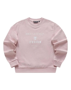 Свитер logo printed sweater 'pink', розовый Fila fusion