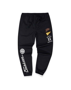 Брюки logo alphabet printing woven sports pants black, черный Fila fusion