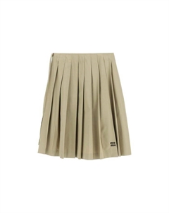Юбка повседневная женская светло-верблюжья Miu miu