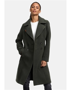 Короткое пальто Cappotto classico, темно-зеленый Navahoo