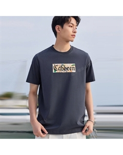 Футболка унисекс, темно-серый Cabbeen