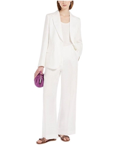 Налют Льняной Блейзер, белый Weekend max mara
