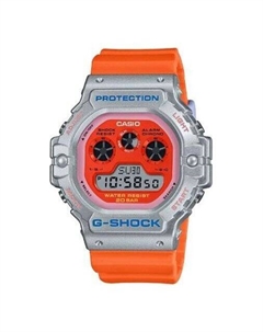 Часы g-shock digital 'neon orange', оранжевый Casio