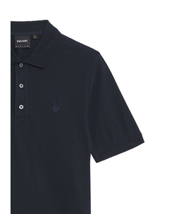 Поло SUPERFINE, темно-синий Lyle & scott