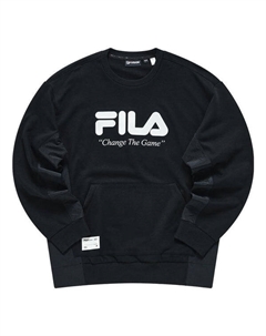 Толстовка change the game logo sweatshirt 'black', черный Fila fusion