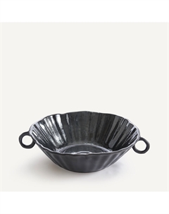 Фаянсовое миска с ручками Vidrado черный Am.pm.