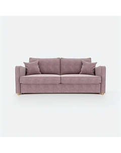 Диван-кровать в скандинавском стиле с обивкой из велюра каштановый So'home