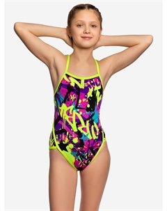 Юниорский купальник спортивный антихлор Diana junior PBT B2, Черный Mad wave