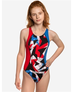 Юниорский купальник спортивный антихлор Salut junior PBT H3, Мультицвет Mad wave
