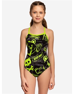 Юниорский купальник спортивный антихлор Nera Junior PBT H5, Зеленый Mad wave