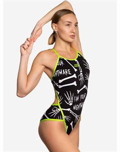 Женский купальник спортивный антихлор Diana PBT B1, Черный Mad wave