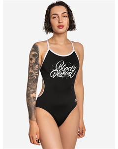 Женский купальник спортивный антихлор Flare PBT H4, Черный Mad wave