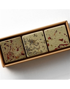 Набор бомбочек для ванны (3 шт) с солью, шиммером и сухоцветами Solace