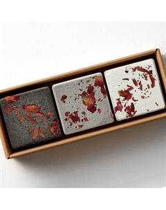 Набор бомбочек для ванны (3 шт) с солью, шиммером и сухоцветами Solace