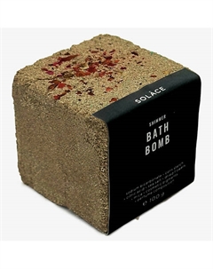 Бомбочка для ванны "Северный лес" с солью, шиммером и сухоцветами Solace