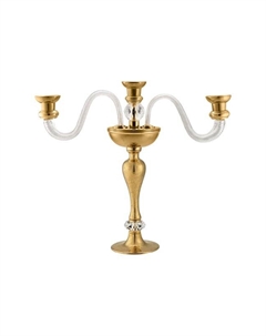 Подсвечник на три свечи Gold Fine Paisley Stefano ricci