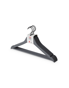Набор вешалок для одежды Nature, серый Hoff