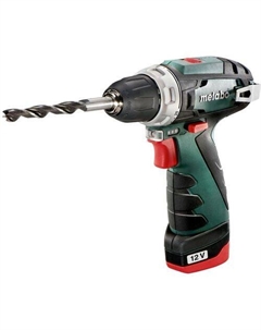 Дрель-шуруповерт  PowerMaxx BS, 2Ач, с двумя аккумуляторами Metabo