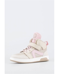 Ботинки кожаные с ремешками на липучке Котофей