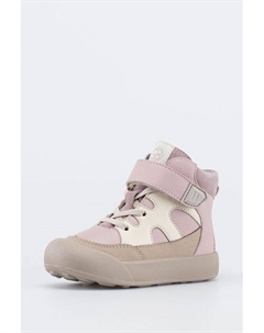 Ботинки кожаные с ремешками на липучке Котофей