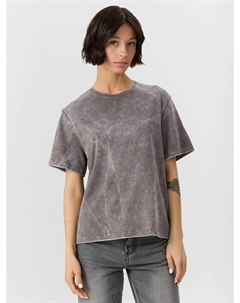 Футболка женская серая со стразами Mark formelle