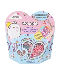 Набор для плетения из бисера, бусин Molang, BEADSET-126922-M Multi art