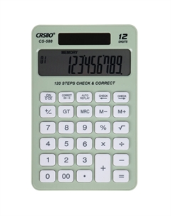 Калькулятор настольный 12-разрядный cs-588, корпус зеленый Nobrand