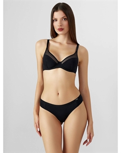 Трусы бразилиана женские черные Mark formelle