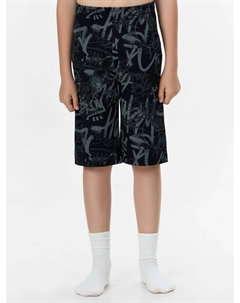 Шорты домашние для мальчиков черные с принтом Mark formelle