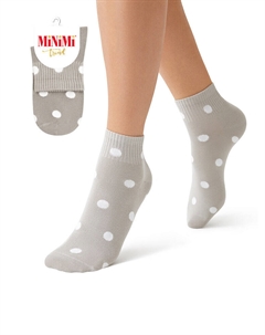 Носки MINI TREND 4209 с высокой резинкой в горошек Minimi