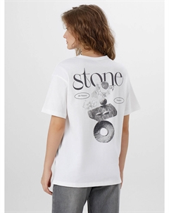 Футболка женская белая с надписью Mark formelle