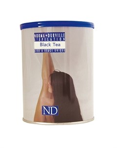 Воск Черный чай теплый баночный для жестких волос 397 мл Norma de durville
