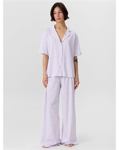 Комплект домашний женский в полоску с бантиками Mark formelle