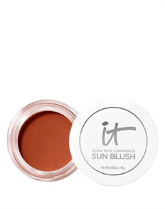 Кремовые румяна-бронзатор Glow With Confidence Sun Blush It cosmetics