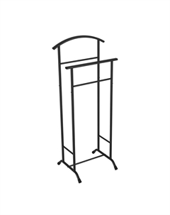 Вешалка напольная костюмная металлическая черная Стиль-3 Зми