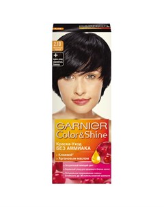 Краска для волос COLOR SHINE тон 2 10 Черничный черный Garnier