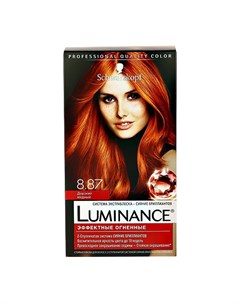 Краска для волос тон 8 87 Дерзкий медный Luminance