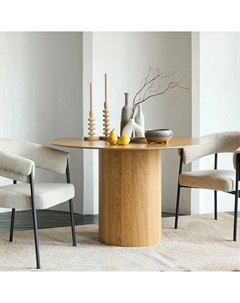 Стул для обеденного стола с обивкой из шенилла бежевый Laredoute