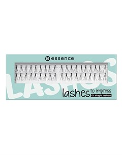 Накладные ресницы LASHES TO IMPRESS 01 single lashes Essence