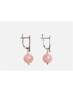 Серьги С розовым кварцем 2 шт Morza