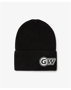 Шапка вязаная для девочки черная Gulliver