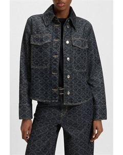 Куртка джинсовая с принтом Hugo