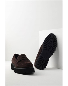 Туфли лоферы замшевые Ever be