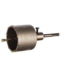 Коронка кольцевая по бетону 33446, хвостовик 110 мм в сборе, 73 мм Фит