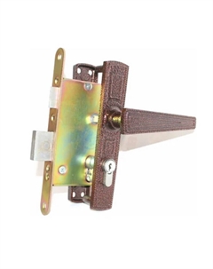 Замок врезной с ручками 67000, ЗВ4-3.01, медь Зенит